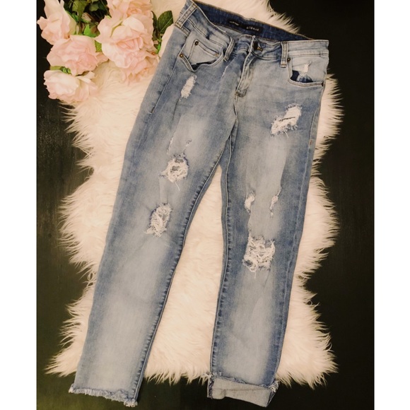 STS Blue Taylor Tomboy Cuffed Straight Leg Jeans